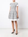 splatter paint print dress