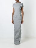 boat neck long dress