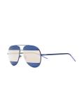 'Diorsplit 1' mirrored lens sunglasses