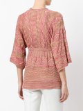 flared shift blouse