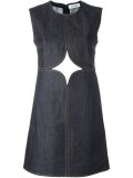 cut-off detailing denim dress