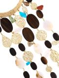 multi disc statement necklace
