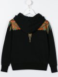 wing print hoodie