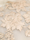 floral sheer scarf