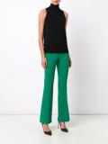 tailored flared trousers