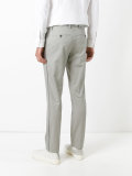 tailored stripe slim trousers