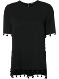 fringed detail T-shirt