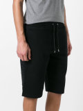 drawstring track shorts
