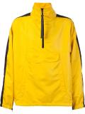 zipped collar jacket