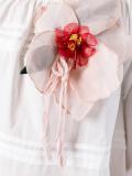 flower brooche dress