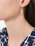 'Feather Drop Biography' earrings