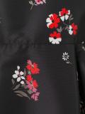 floral print flared dress
