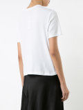 contrast panel T-shirt 