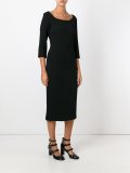 fitted midi dress