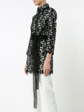 embroidered long jacket 