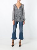 semi sheer blouse