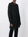 semi sheer long shirt