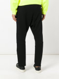 drop-crotch track pants