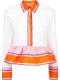peplum hem blouse