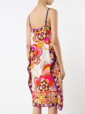 scarf print dress
