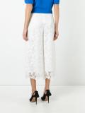 macramé cropped trousers
