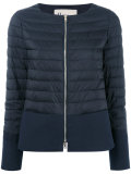zipped padded jacket