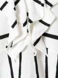 stripe ruffle trim top 