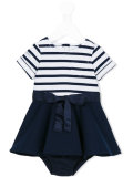 striped bow dress