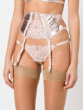 suspender cropped corset 