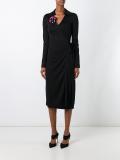 wrap longsleeved dress