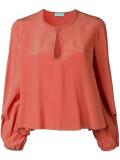 'CDC' picot cropped bouse