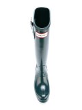 buckled knee length boots