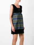striped mini dress