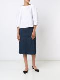 knee length straight skirt