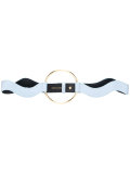 wavy gold hoop detail belt