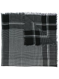 checked scarf