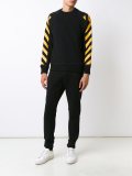 signature stripe sweatshirt