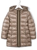 hooded down jacket