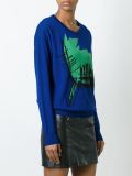 flower intarsia jumper
