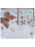 butterfly print scarf