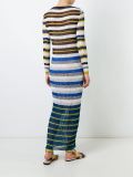 striped maxi dress
