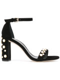 pearl embellished sandals 