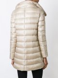 funnel neck padded coat 
