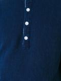 waffle knit henley top
