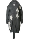 cut-off midi cardigan