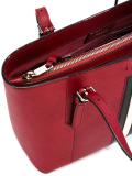 striped trim tote 