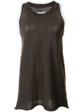 frayed detail tank