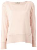 perforated detailing knitted blouse