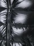 hooded zipped gilet