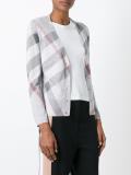 'Nova Check' cardigan